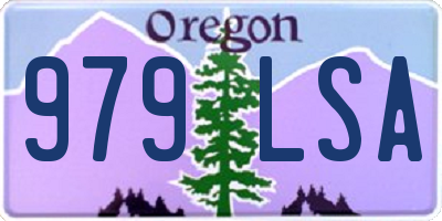 OR license plate 979LSA