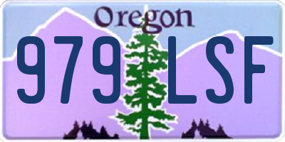 OR license plate 979LSF