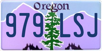 OR license plate 979LSJ