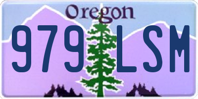 OR license plate 979LSM