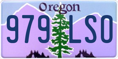 OR license plate 979LSO