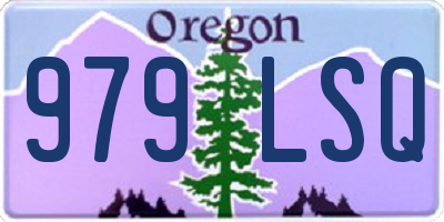 OR license plate 979LSQ