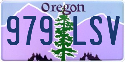 OR license plate 979LSV