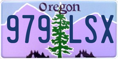 OR license plate 979LSX