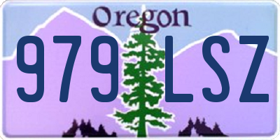 OR license plate 979LSZ