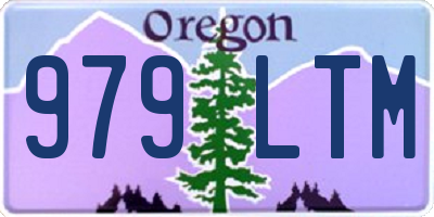 OR license plate 979LTM