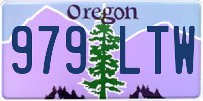 OR license plate 979LTW