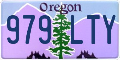 OR license plate 979LTY