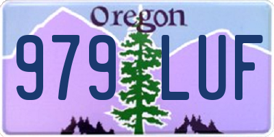 OR license plate 979LUF