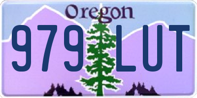 OR license plate 979LUT