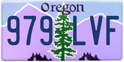 OR license plate 979LVF