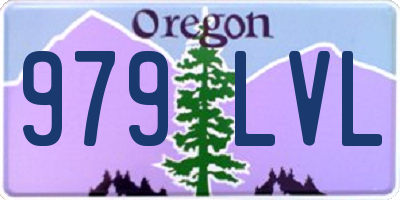 OR license plate 979LVL