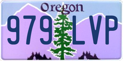 OR license plate 979LVP