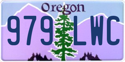 OR license plate 979LWC