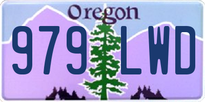OR license plate 979LWD