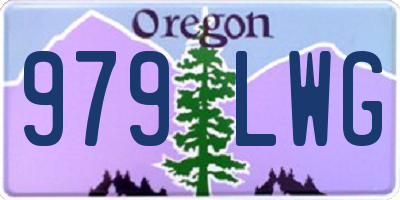 OR license plate 979LWG