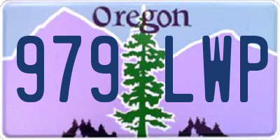 OR license plate 979LWP
