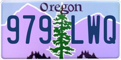 OR license plate 979LWQ