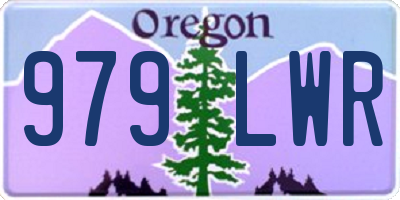 OR license plate 979LWR