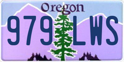 OR license plate 979LWS