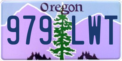 OR license plate 979LWT