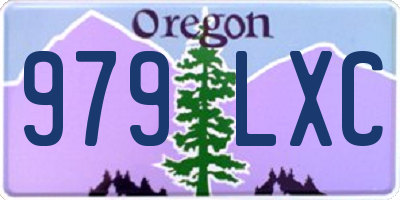 OR license plate 979LXC