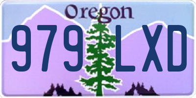 OR license plate 979LXD