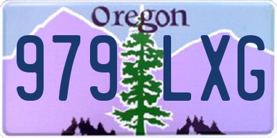 OR license plate 979LXG
