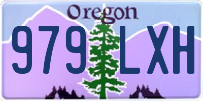 OR license plate 979LXH