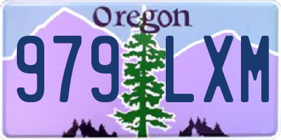 OR license plate 979LXM