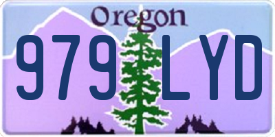 OR license plate 979LYD