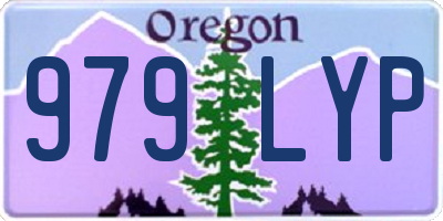 OR license plate 979LYP