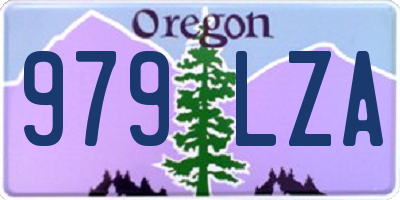 OR license plate 979LZA