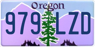 OR license plate 979LZD