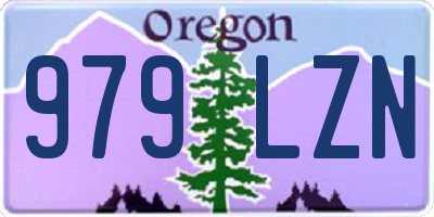 OR license plate 979LZN