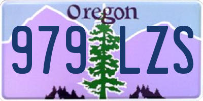 OR license plate 979LZS