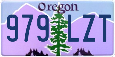 OR license plate 979LZT