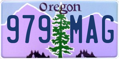 OR license plate 979MAG