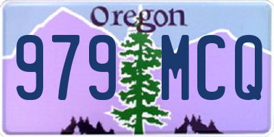 OR license plate 979MCQ