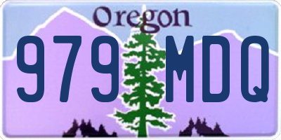 OR license plate 979MDQ