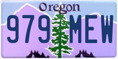 OR license plate 979MEW