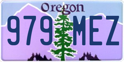 OR license plate 979MEZ