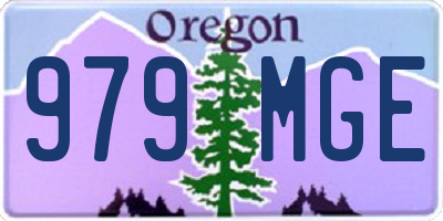 OR license plate 979MGE