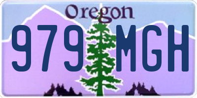 OR license plate 979MGH