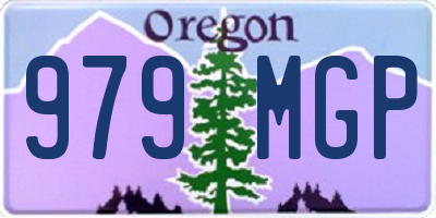 OR license plate 979MGP