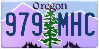 OR license plate 979MHC