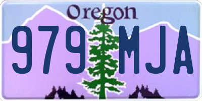 OR license plate 979MJA