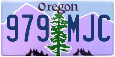 OR license plate 979MJC