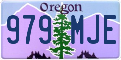 OR license plate 979MJE