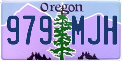 OR license plate 979MJH